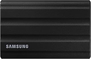 SAMSUNG T7 Shield Portable SSD 1TB - Up to 1050MB/s - USB 3.2 (Gen2, 10Gbps) IP-65 External Solid State Drive, Black (MU-PE1T0S)