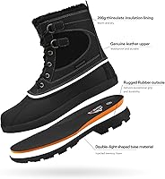 Vista 4 de NORTIV 8 Botas de nieve impermeables para hombre