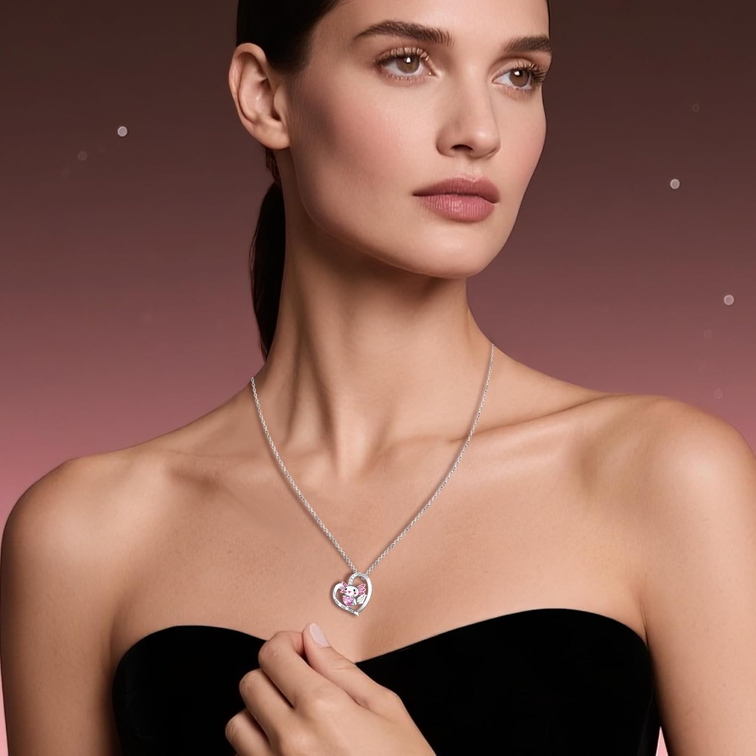 Axolotl Necklace Holiday gift for fashionable ladies - Image 2