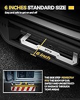 Vista 7 de KYX Estribos para Ram 1500, 2500, 3500 Crew Cab 2009-2018, 2019-2022, 2010-2021, 2500, 2019-2022, 2010-2021 Crew Cab - Dos escalones laterales