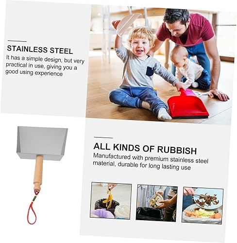 Miniatura 3 de Healifty 1 unid mesa de cocina recogedor mini aspirador escritorio teclado portátil caja de arena de metal mini teclado de metal polvo mini