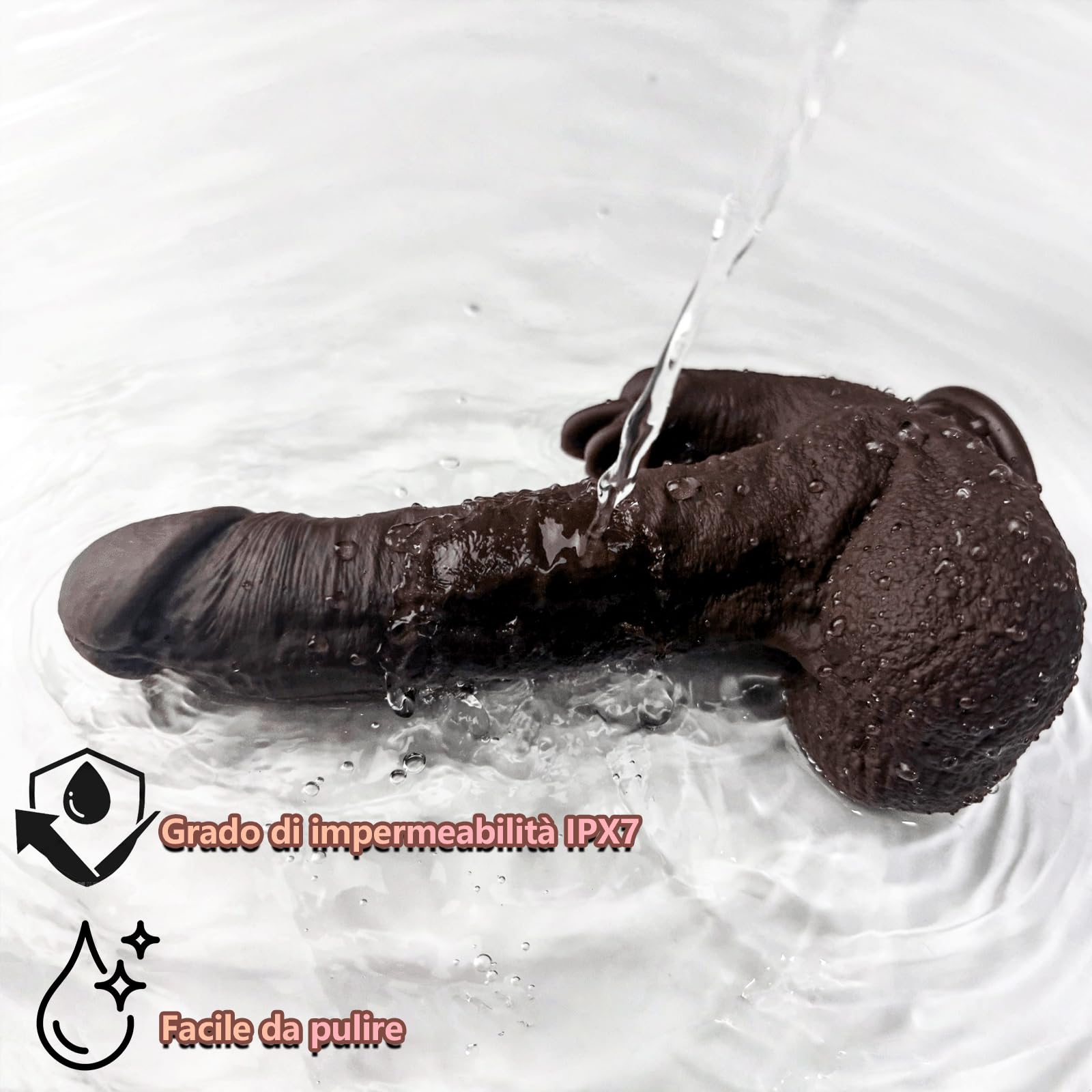 Dildo Anale Vibratoreper Stimolatore Clitoride Vibratore Anale Stimolatore Clitoride Femminile Sexytoysys Dildos Realistico Vibrante 9 Vibrazione 3 Spinta Riscaldamento, Nero