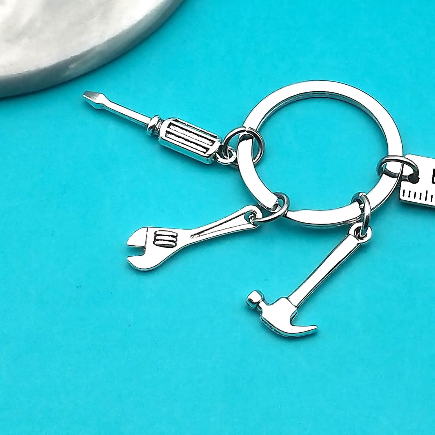 Ximalun Step Dad Keyring Bonus Dad Gifts Christmas Birthday Gifts for Stepdad Fathers Day Gift Thanksgiving Day Gift Stepdad Gifts from Daughter Son - Image 4