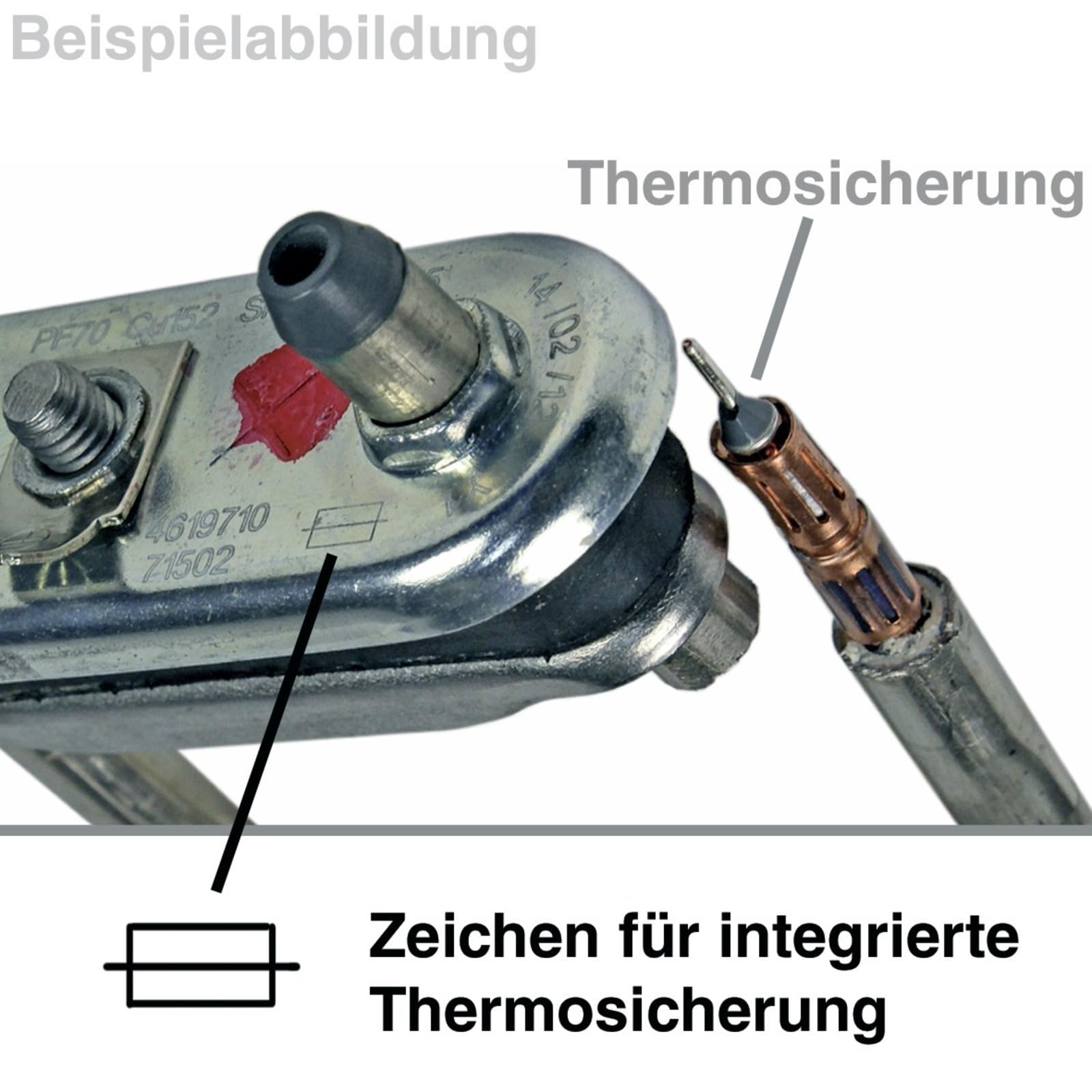 LUTH Premium Profi Parts Kompatibel mit Whirlpool Heizelement 488000380151 Irca 9351557Rc727 für Waschmaschine C00380151