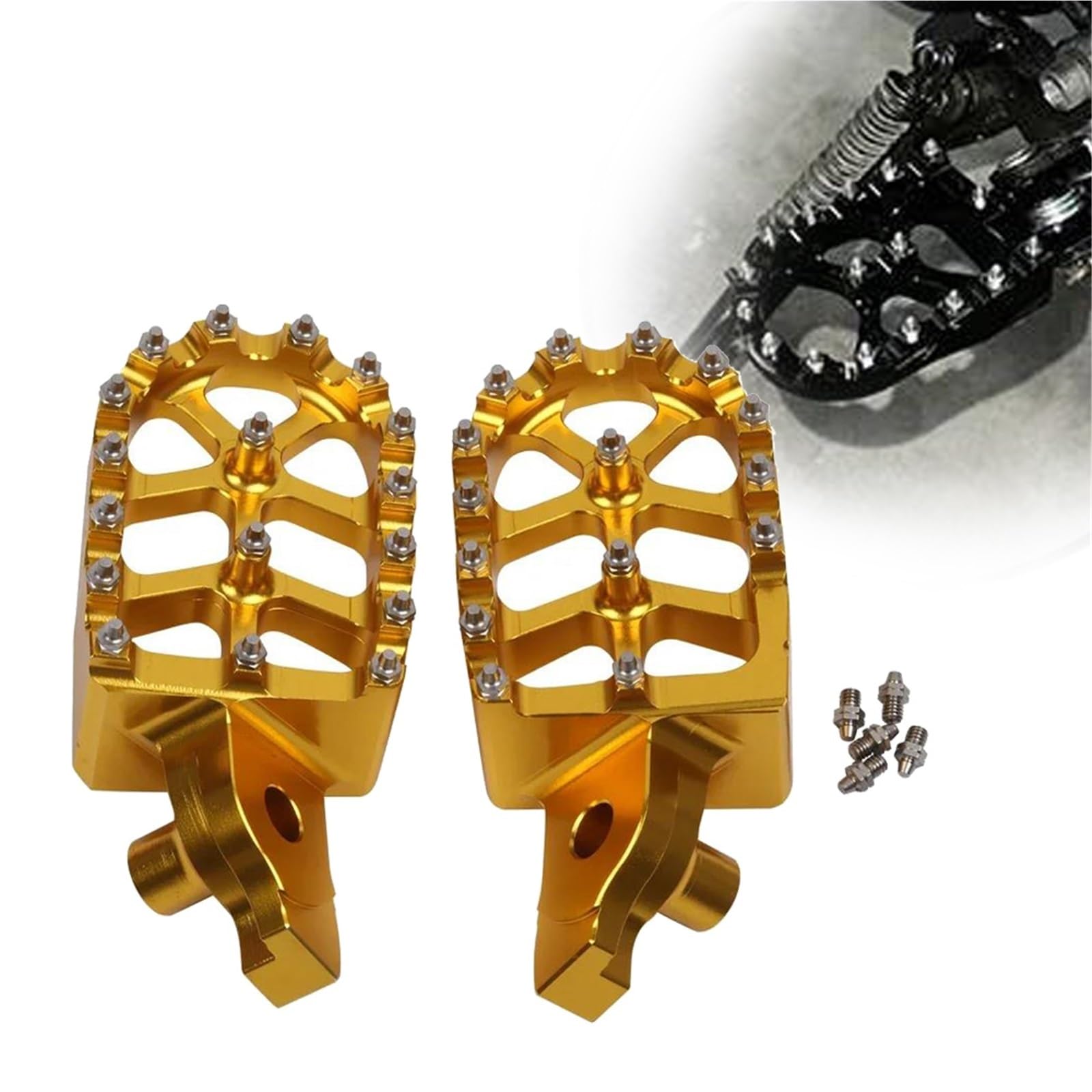 Repose-Pieds CNC Moto Suzuki RM-Z250 pour Dominer les Terrains de Cross