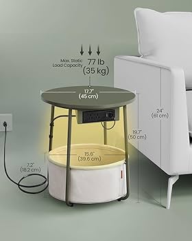 Amazon.com: VASAGLE LILEA Collection - Side Table with