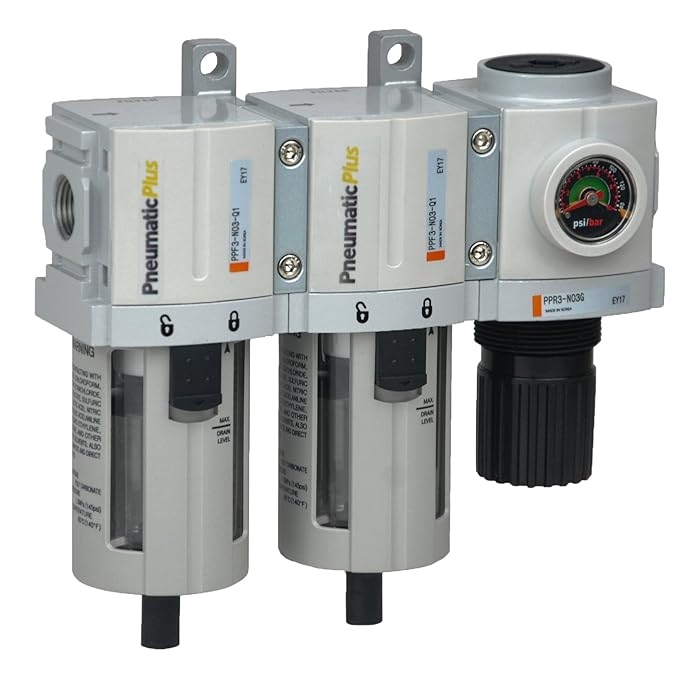 Buy PneumaticPlus PPC3C-N03G 3 Stage Air Drying System - Particulate ...