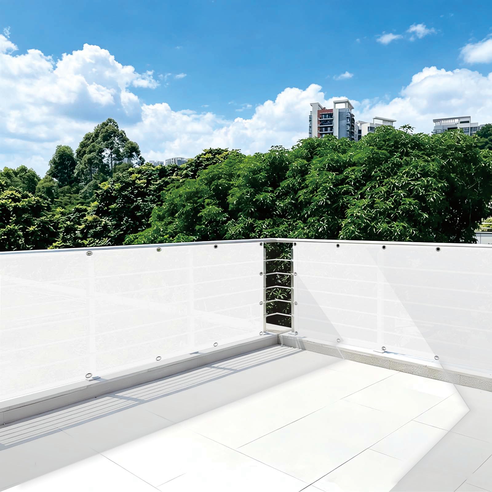 Brise vue balcon pour sécuriser l'intimité de votre grande terrasse