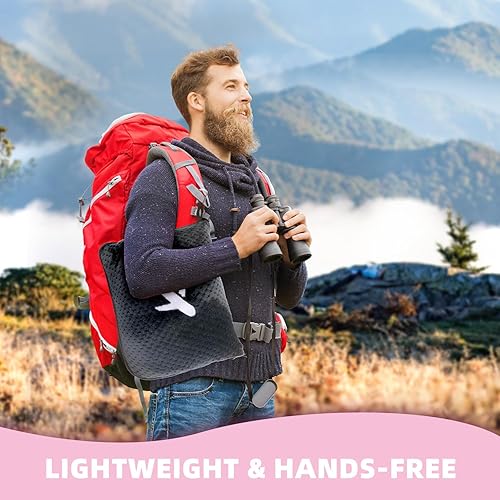 Miniatura 3 de Nenolix Juego de almohadas de viaje 3 en 1  Manta de viaje de 11.35 ozm, manta cálida de avión, bolsa suave con bolsillo, almohada inflable de viaje