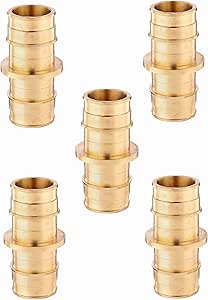 Pack Of 5) EFIELD Pex A Pipe Full Flow Expansion Brass 3 thumbnail image