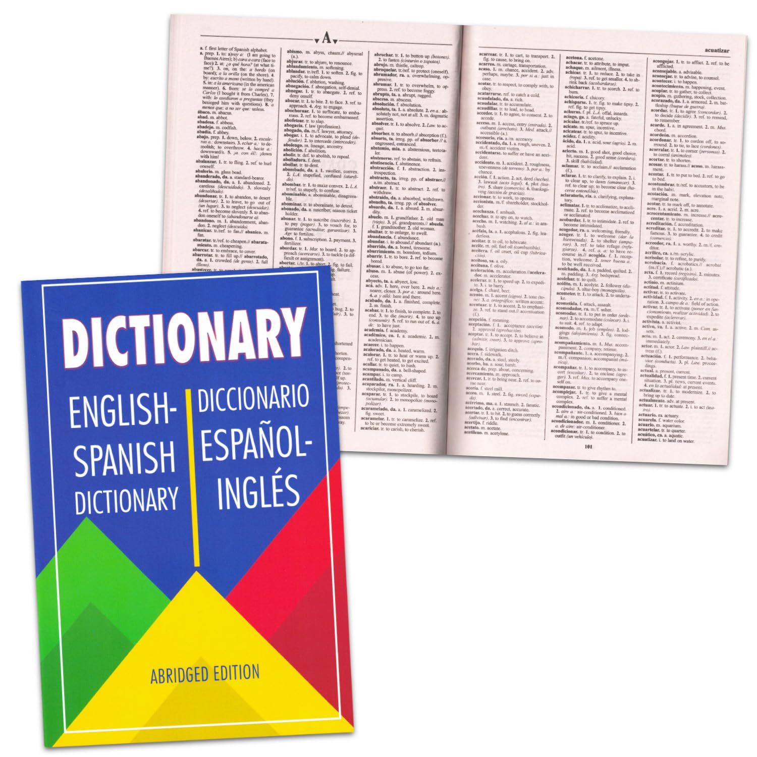 Websters - Diccionario de español a inglés 2025 para estudiantes, niños, adultos, juego de diccionario de aula con 12 mini diccionarios de español para bibliotecas, aulas | Libro de referencia