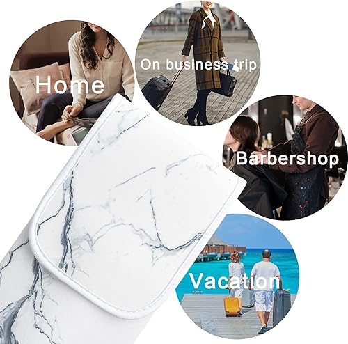 Miniatura 5 de Bolsa de neopreno resistente al calor, funda universal para rizador, funda de viaje para rizador de hierro plano, para viajes, gimnasio u hogar, 15