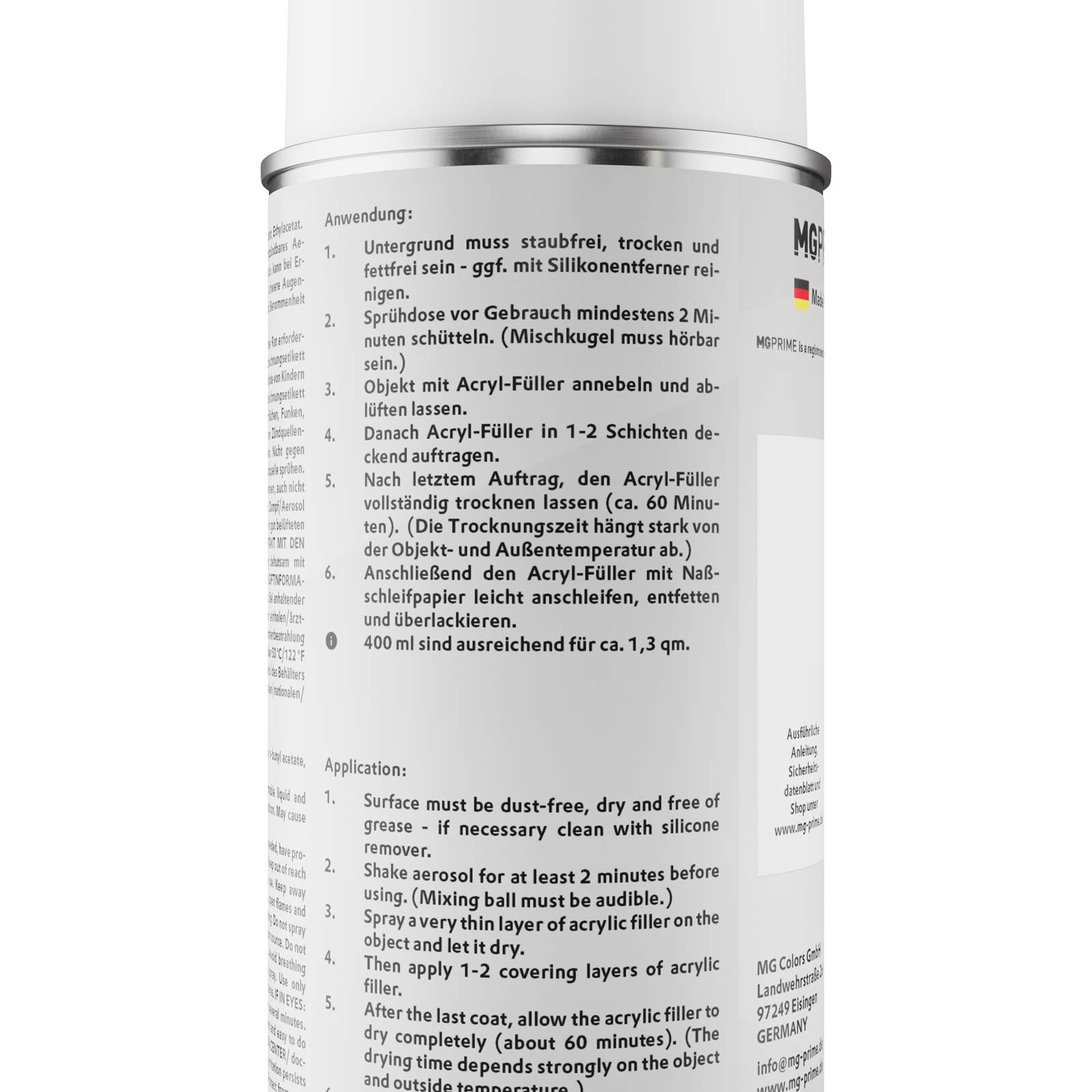 Bomboletta Spray Nero Brillante MULTONA 400 Ml600828 - Foto 4