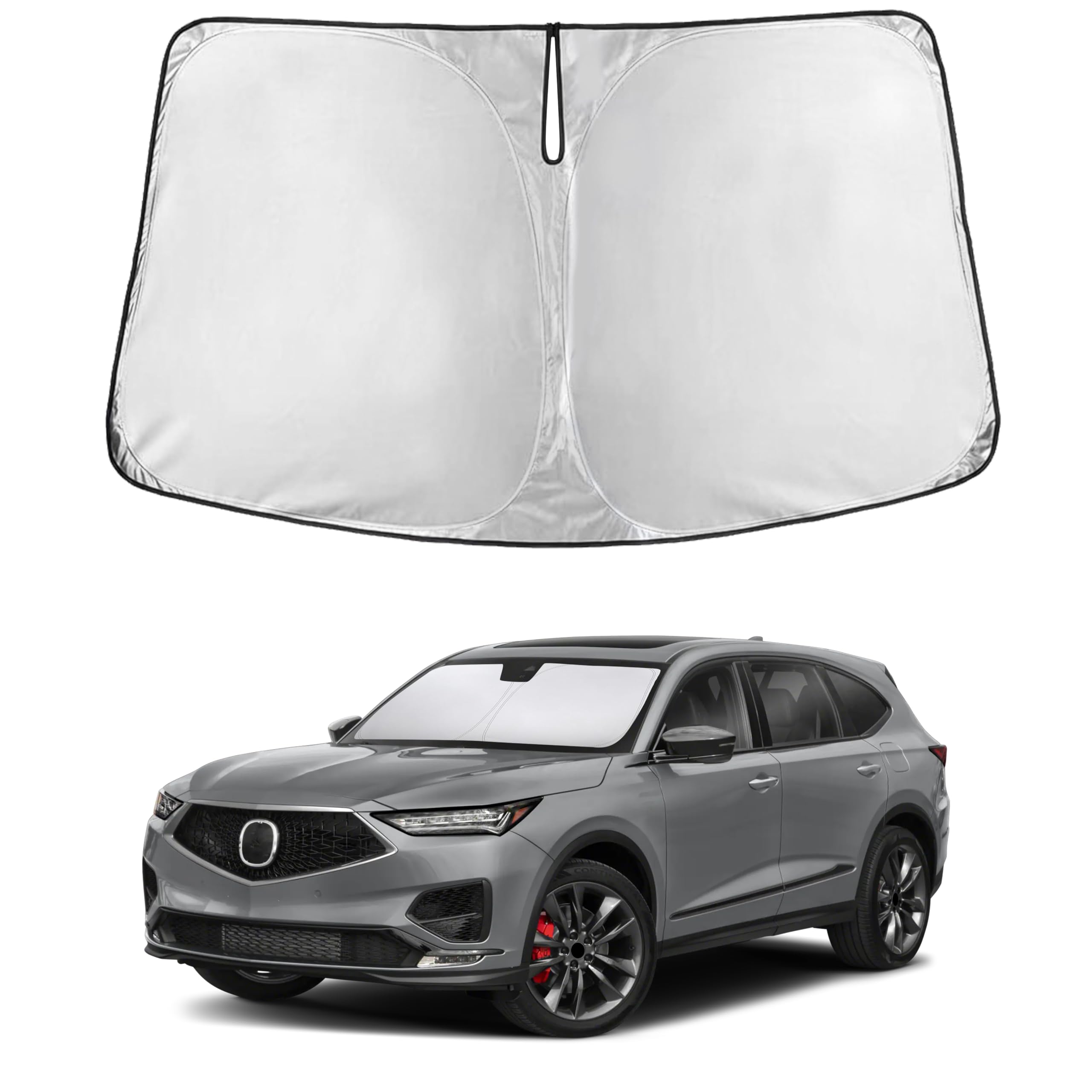 EcoNour Windshield Sun Shade Compatible for Acura MDX 2021–2024 2025 2026