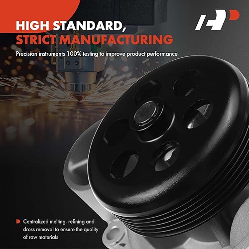 Miniatura 3 de A-Premium Bomba de agua de motor con polea y sello compatible con OHV, 8Cyl 5.7L 6.1L compatible con Chrysler 300 05-10 y Dodge Charger 06-10,