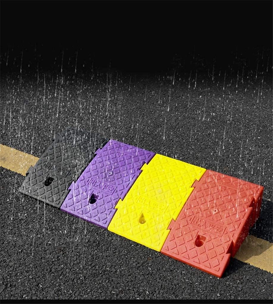 縁石スロープ 防水 日焼け防止 プラスチック製スロープ 自転車 オートバイ 上り坂 パッド ホーム 障害者 車椅子 スロープ 安全スロープ Color Yellow Size 50 27 7cm Yellow 14cm Sale 101 Off