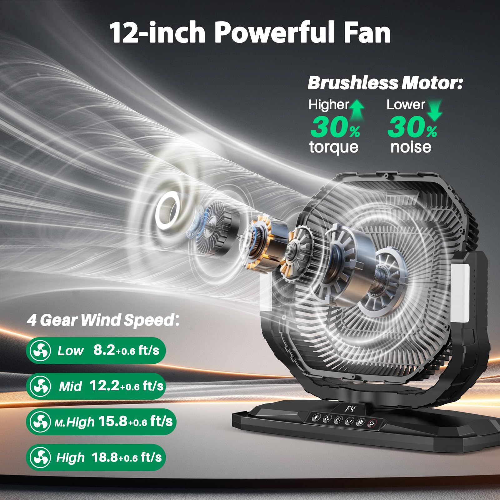 Amazon.com: Ausic Outdoor Misting Fan for Outside, 5 Gal 12