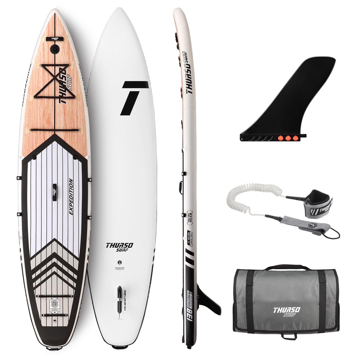 Amazon.com: THURSO SURF Expedition 11 ft 6 Touring Paddle Board