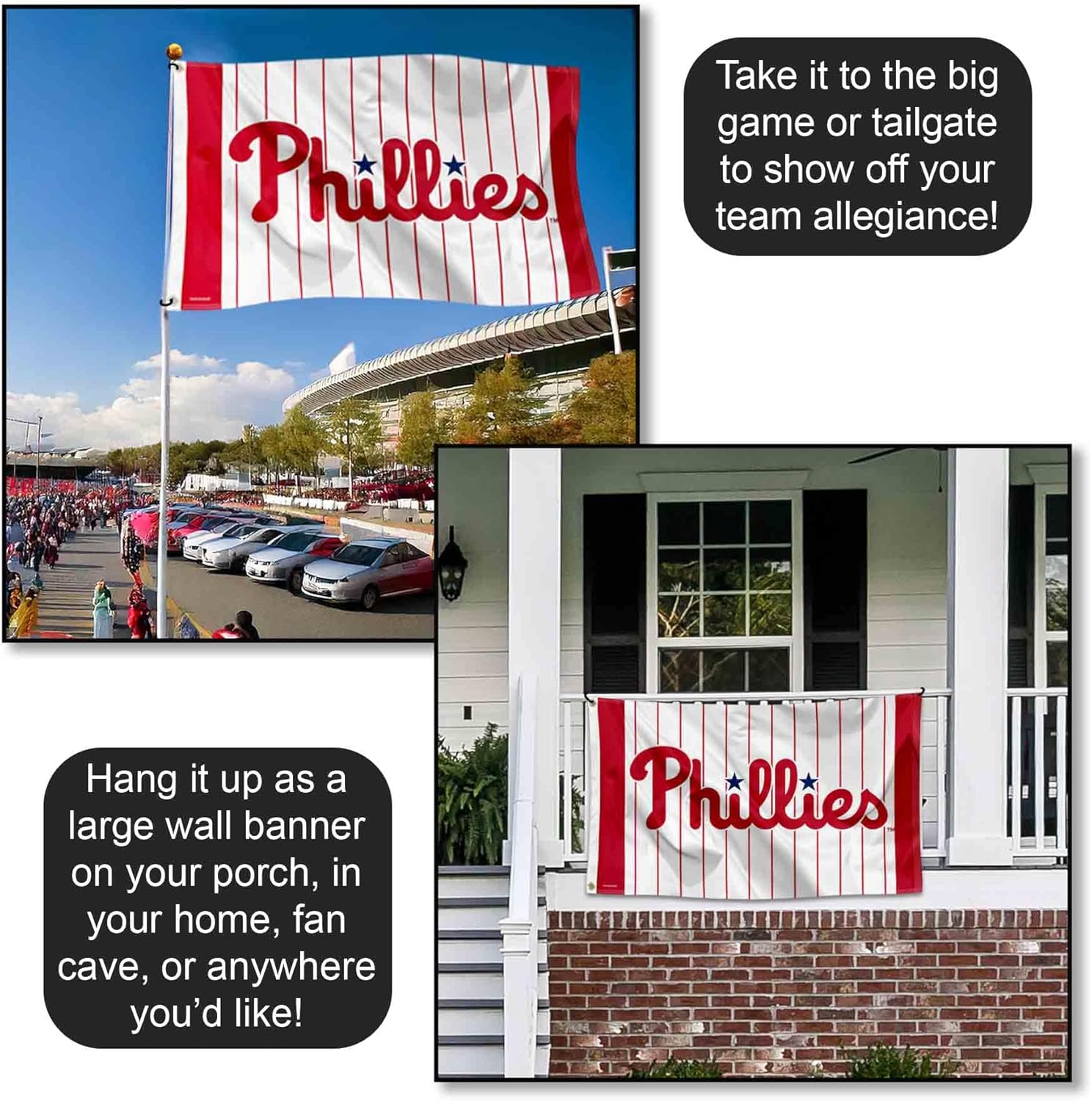 Philadelphia Baseball 3x5 Foot Banner Flag - Image 4