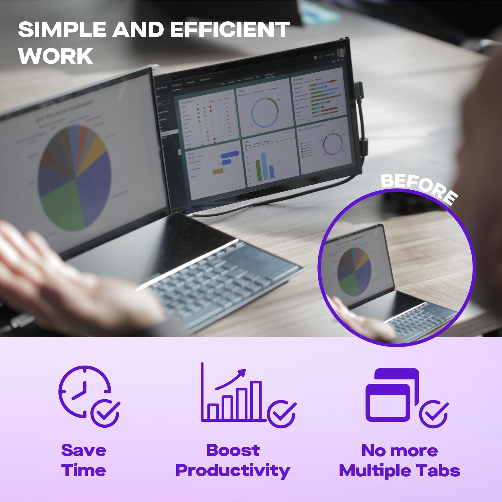 DUEX MAX DS ノートパソコン　外付けモニター Amazon.co.jp: Mobile Pixels モバイルピクセル Duex Max DS