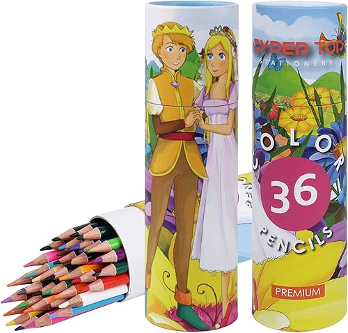 Miniatura 6 de cyper top Juego de 30 cajas de 36 lápices de colores para adultos, lápices de colores preafilados para niños, 30 cajas, paquete de 36 colores
