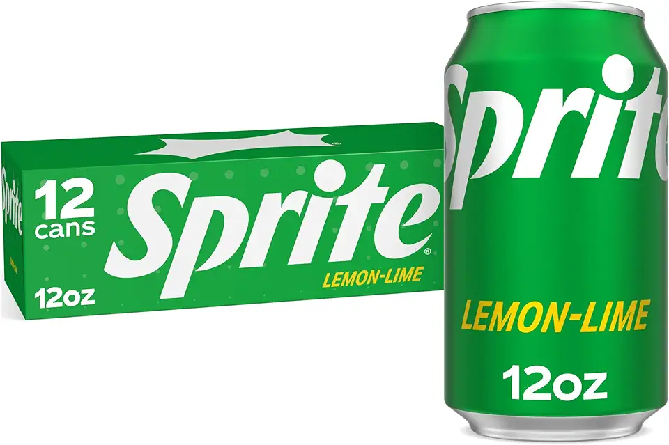 Sprite Lemon Lime Soda Soft Drinks, 12 fl oz, 12 Pack