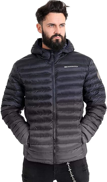 crosshatch quilted jacket