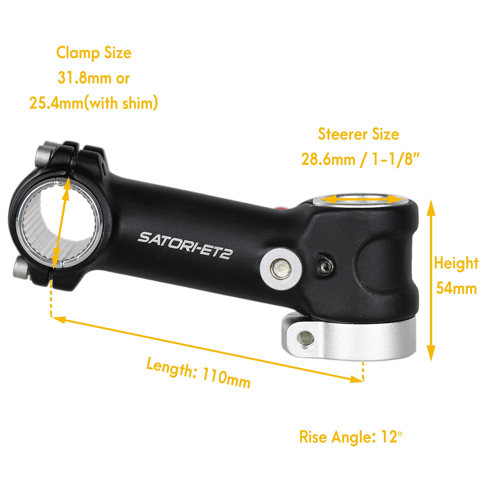 Amazon.co.jp: SATORI ET2 自転車ハンドルバークイックターニング