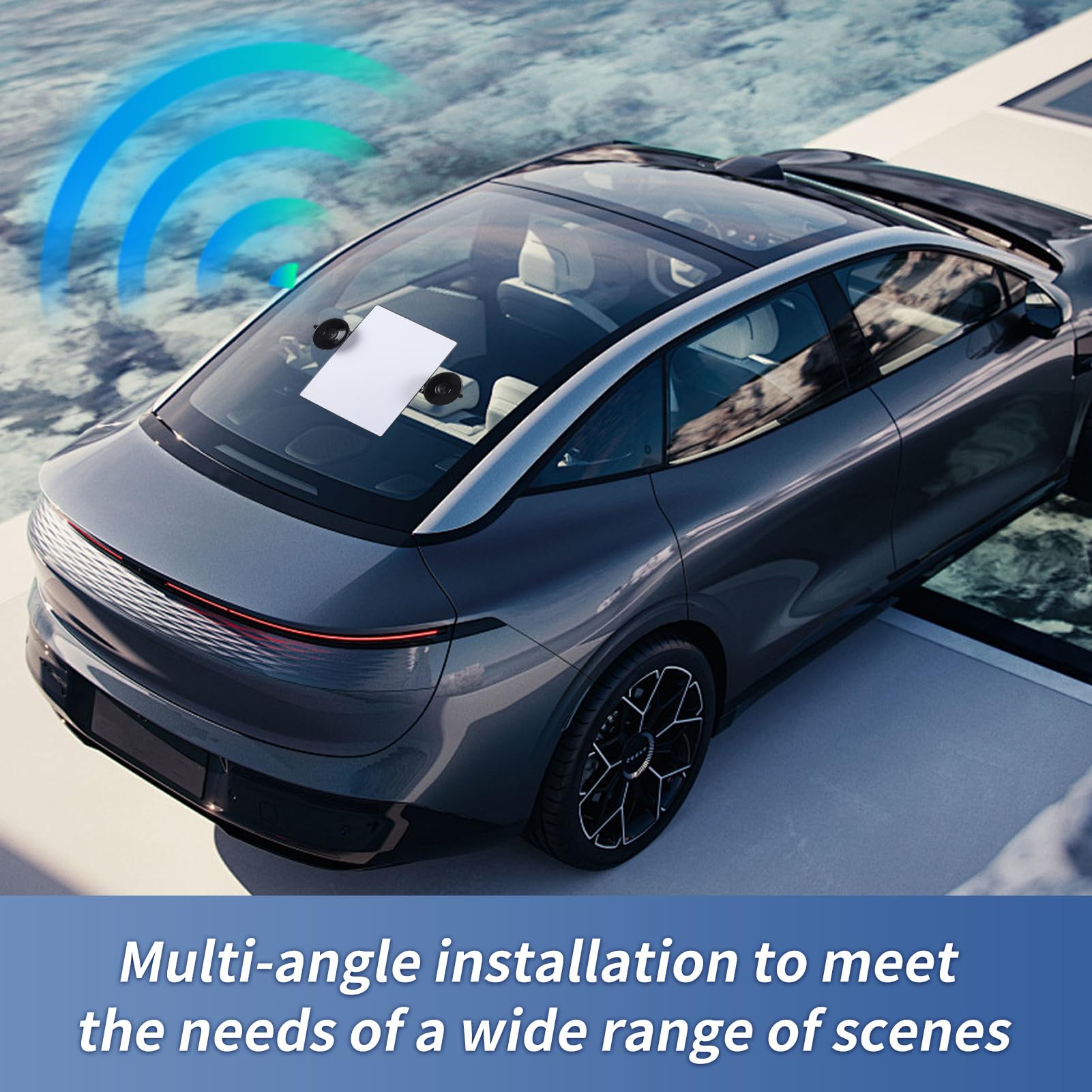 Xyrofta Starlink Mini Mount - Suction Cup Car Mount for Starlink Mini - Mounting Kit for Car Windows and Sunroofs - Ensures Stable Satellite Signal While Driving