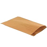 Vista 2 de Partners Brand PBGM105K Bolsas planas para mercancía, 12" x 15", Kraft (paquete de 1000)