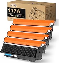 117A Toner Set Compatible with HP 117A Toner W2070A for Toner HP Color Laser MFP 179fwg MFP 178nwg 179fnw 178nw 179 178 HP Laser 150a 150nw 150w W2070A W2071A W2072A W2072A W20073A