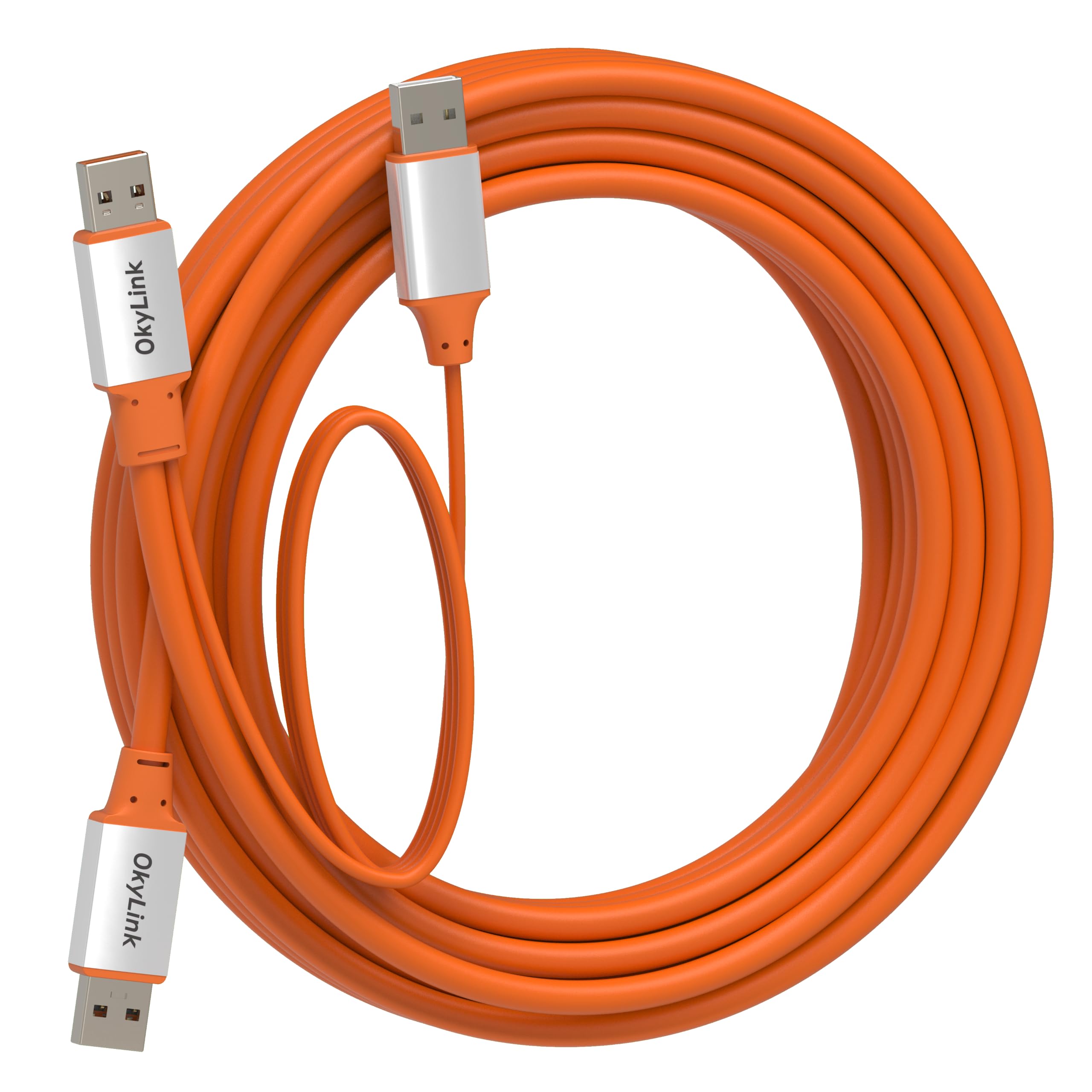 OkyLink Aktives USB 3.2 Gen 2 Kabel USB-A auf USB-A, Stecker auf Stecker, 10Gbps, 8m