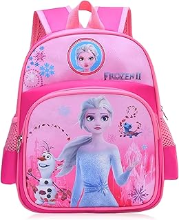 Newtic Elsa Anna and Elsa Frozen 2 Backpack for Girls with Elsa and Anna & Matching Girls Handbag Frozen Blue