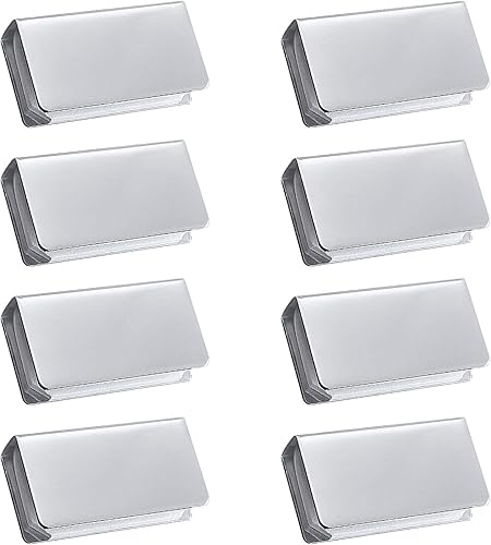 Miniatura 7 de Abrazadera de pestillo no magnética, 8 piezas de clip de vidrio ajustable sin marco, abrazadera magnética para puerta, abrazaderas rectangulares de