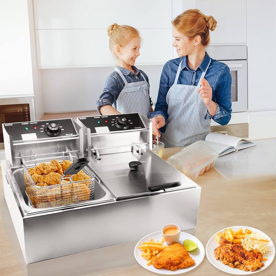 ディープフライヤー Amazon.co.jp: ディープフライヤー 電気フライヤー 60℃-200℃温度