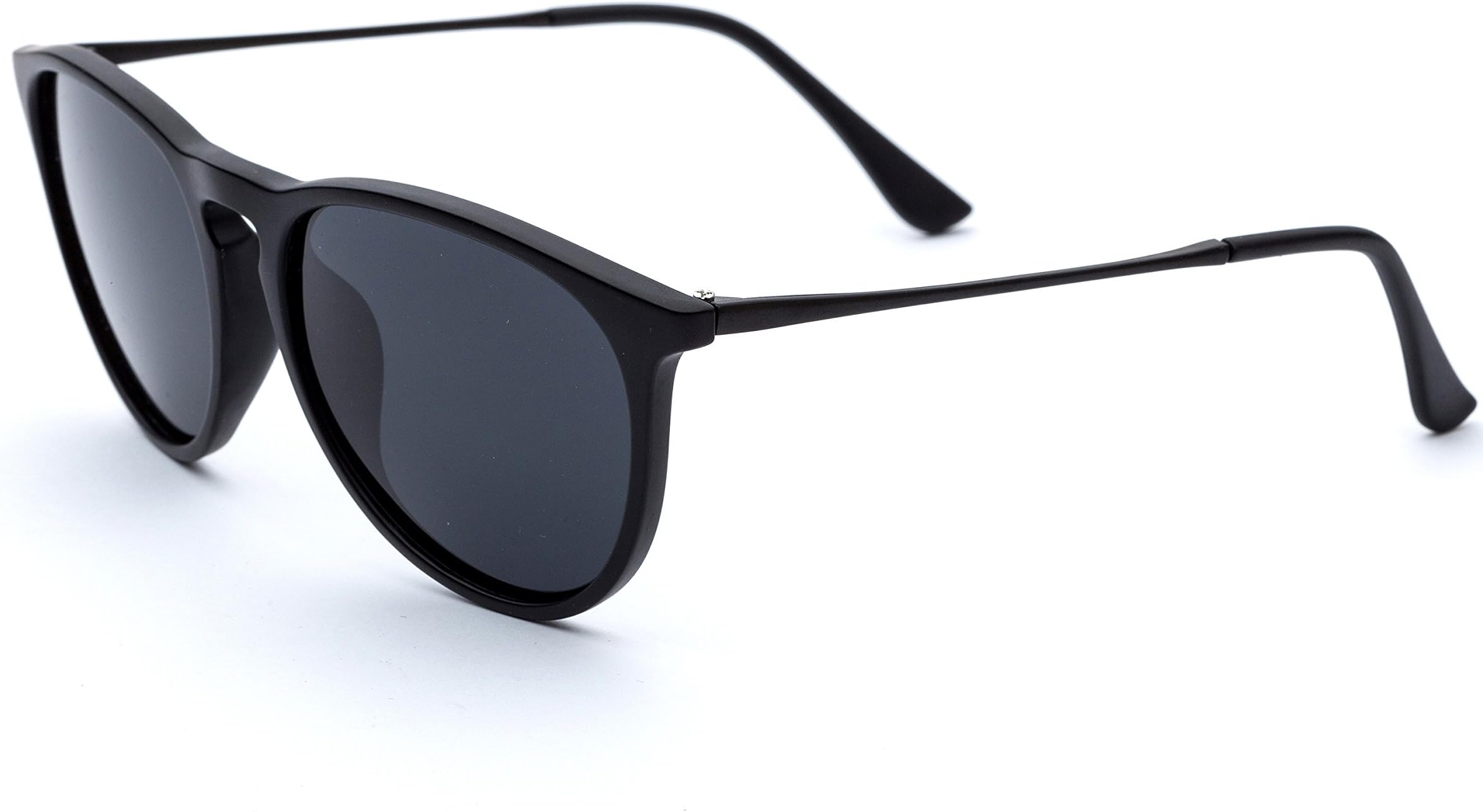 Wayfarer Polarized Mirrored Metal and TR90 Frame Sunglasses for Women