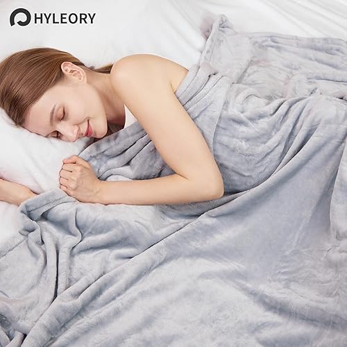 Miniatura 6 de Manta de forro polar tamaño individual, color negro, para sofá, cama, campamento, viajes, manta mullida y acogedora de felpa de 66 x 90 pulgadas,