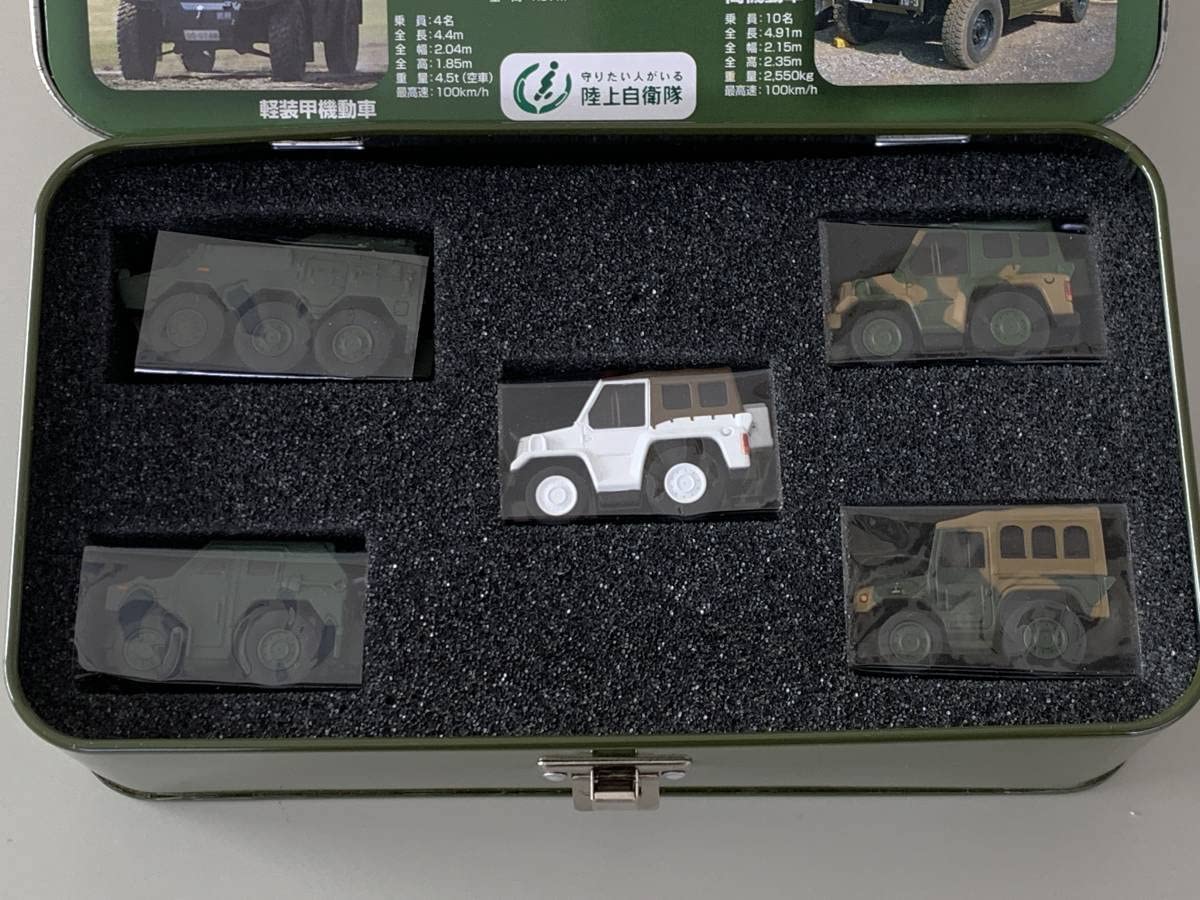 Amazon.co.jp: ◇JGSDF【陸上自衛隊 チョロQ 5種セット】開封済