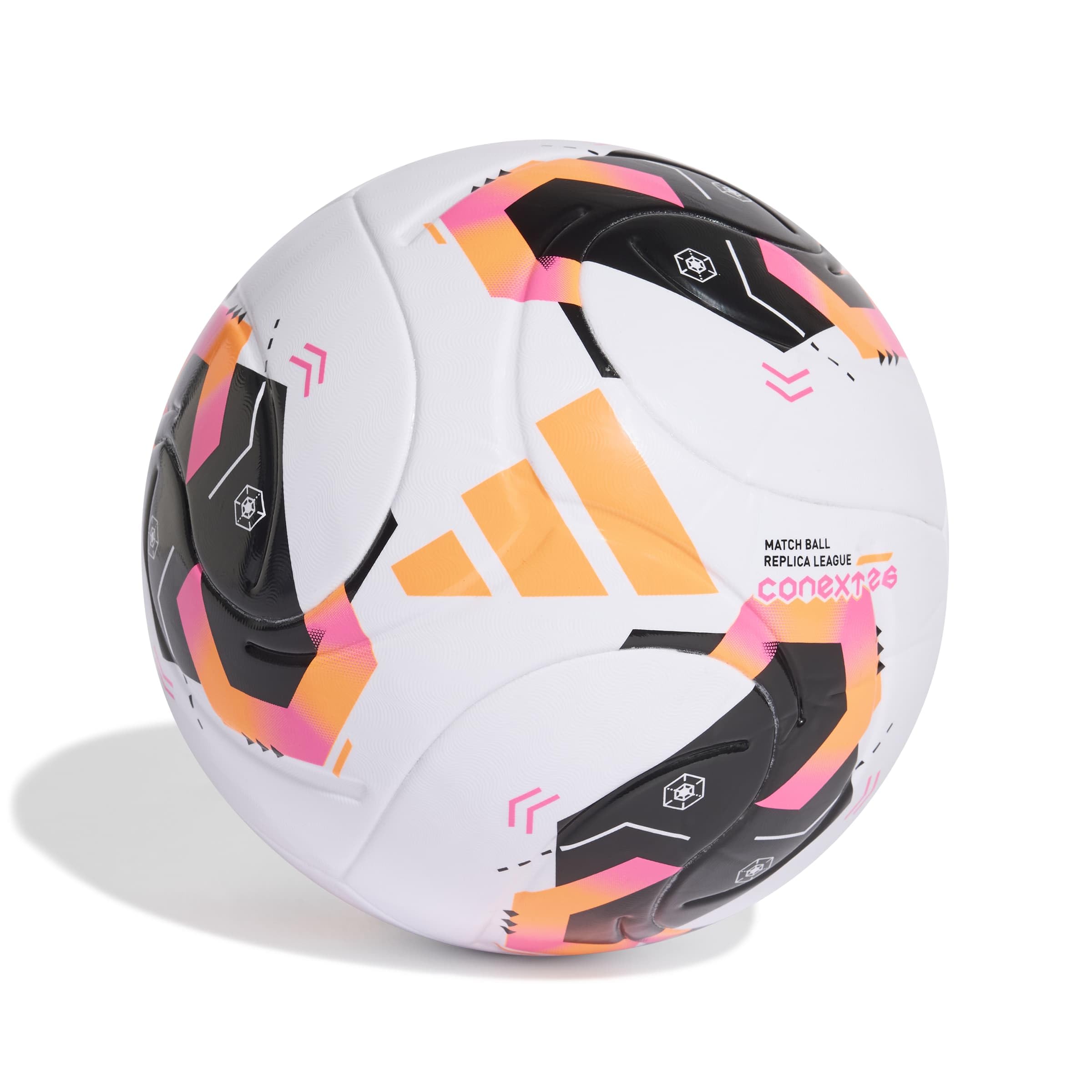 adidas Unisex-Adult Conext26 League Ball, White/Black/Silver Metallic, 5-image-38