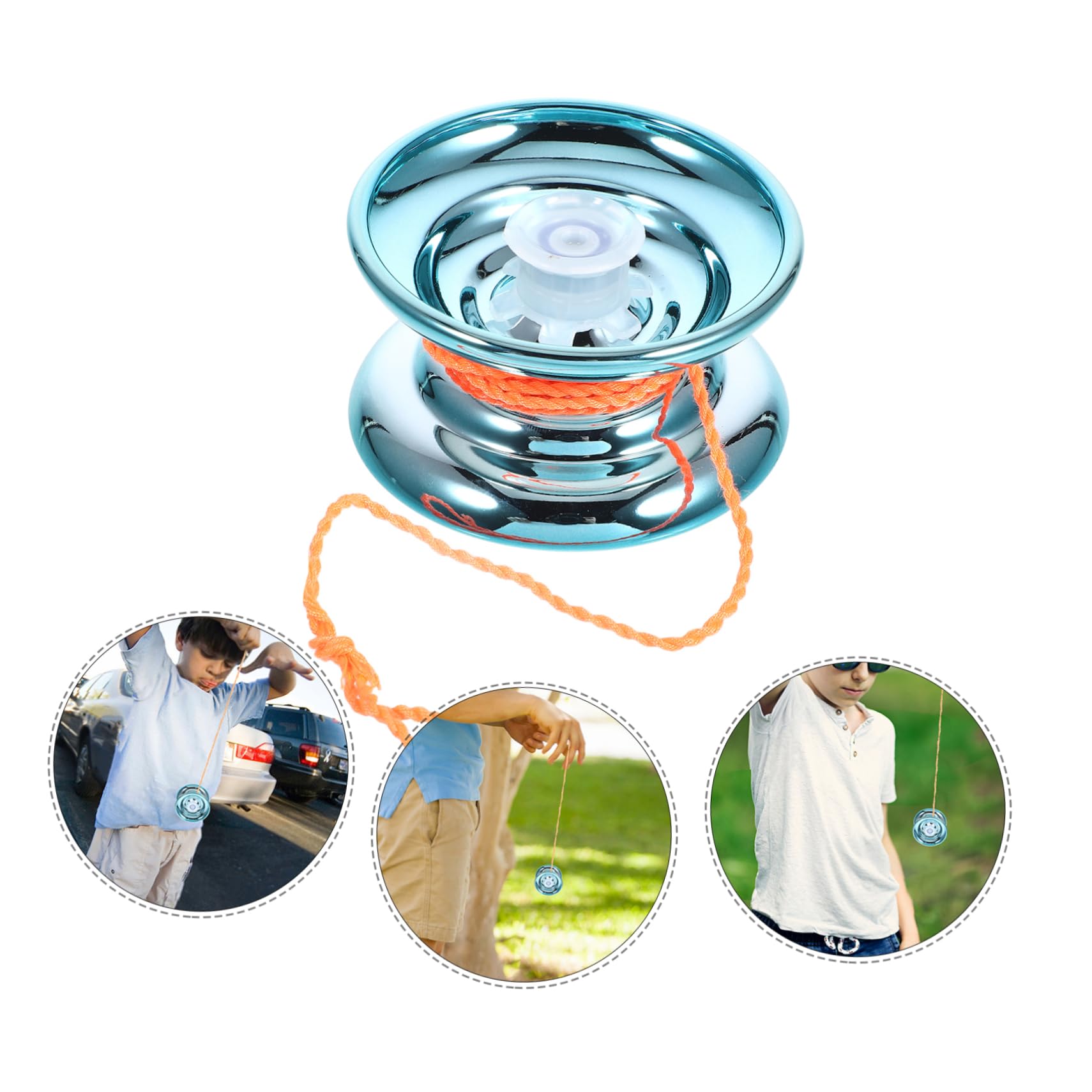 WOONEKY Balls Boys and Girls String Ball Toy Chinese Yo-yo Yo-yo Fingertip Toy Ball Plaything