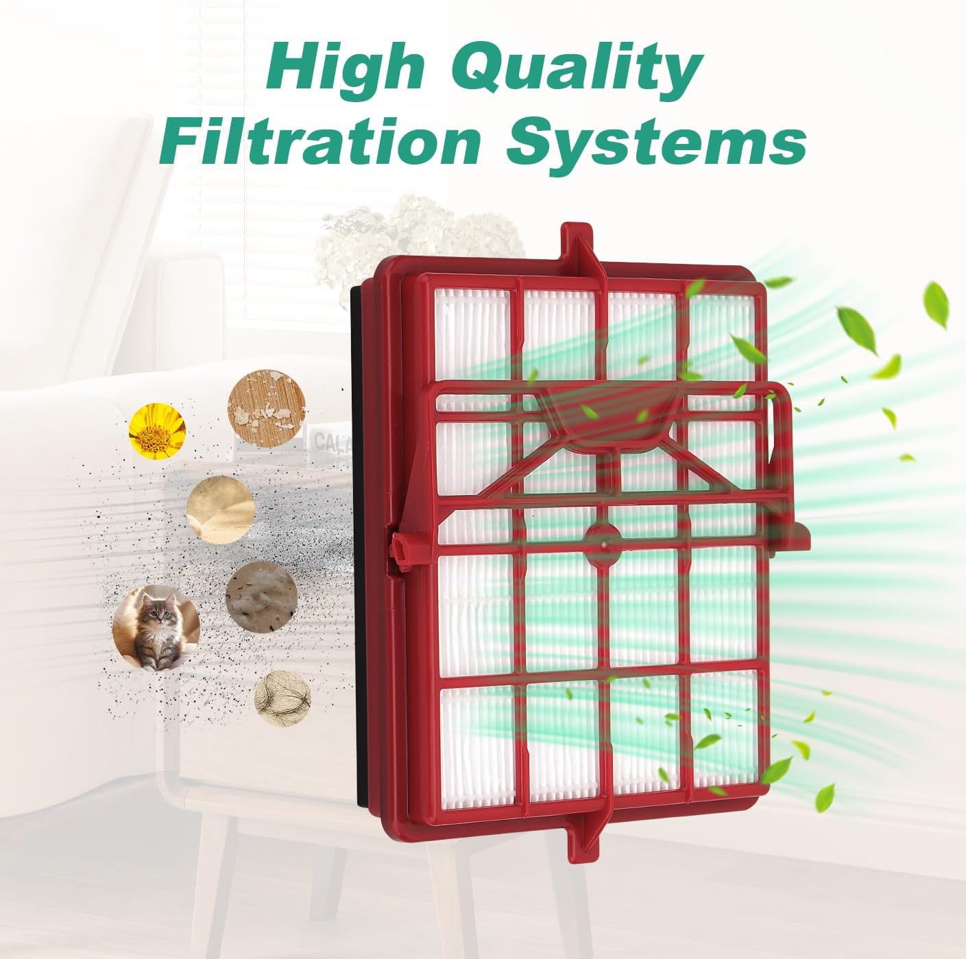 Style P HEPA Vacuum Bag and Filter Bundle: Compatible with Aerus Lux Guardian Platinum Canister Vacuum Cleaner, 1 HEPA Carbon Pre +1 HEPA After Filter with Handle +8 Vacuum Bags