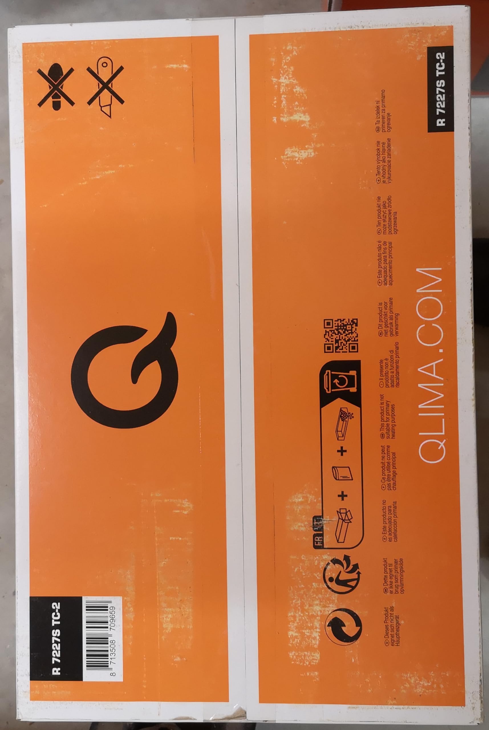 Qlima Petroleumofen mit 2,7 kW Leistung ohne Netzanschluss - inkl. Petroleumpumpe!