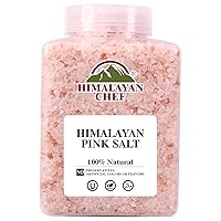 Vista 4 de Himalayan Chef Sal Rosa del Himalaya de Grano Grueso, Bolsa de 2 libras - Pura, Natural, Kosher, Rica en Minerales, Ideal para Recargas