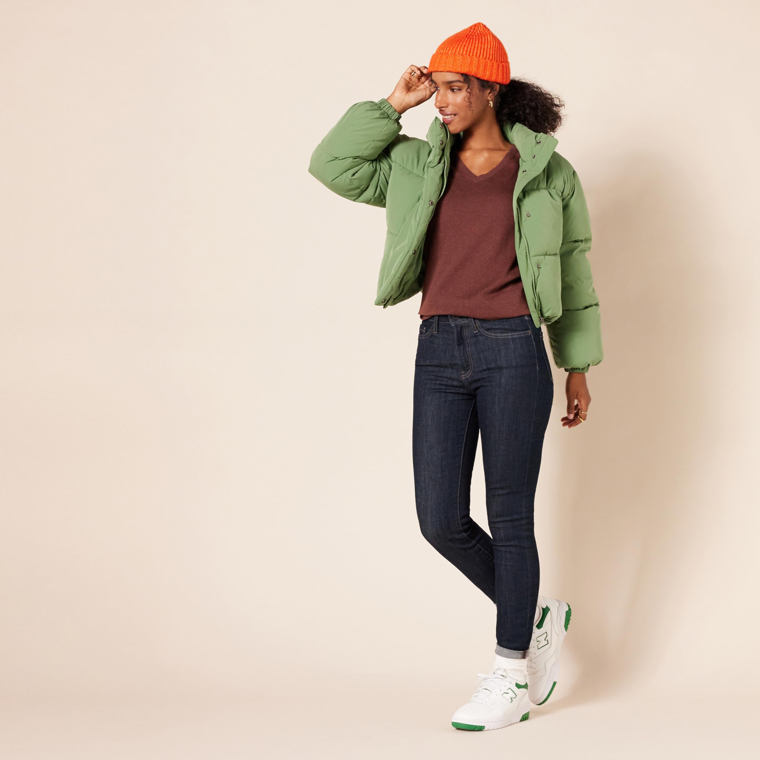 Amazon Essentials Jeans Skinny a Vita Alta - Colori Fuori Produzione Donna