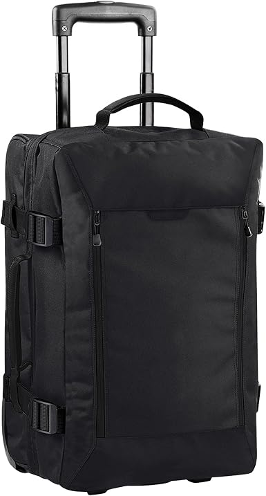 Amazon.com: BagBase Escape Dual-layer cabina Bolsa de viaje con ruedas/ Maleta (40 litros), Negro), UTRW3543_1 : Ropa, Zapatos y Joyería