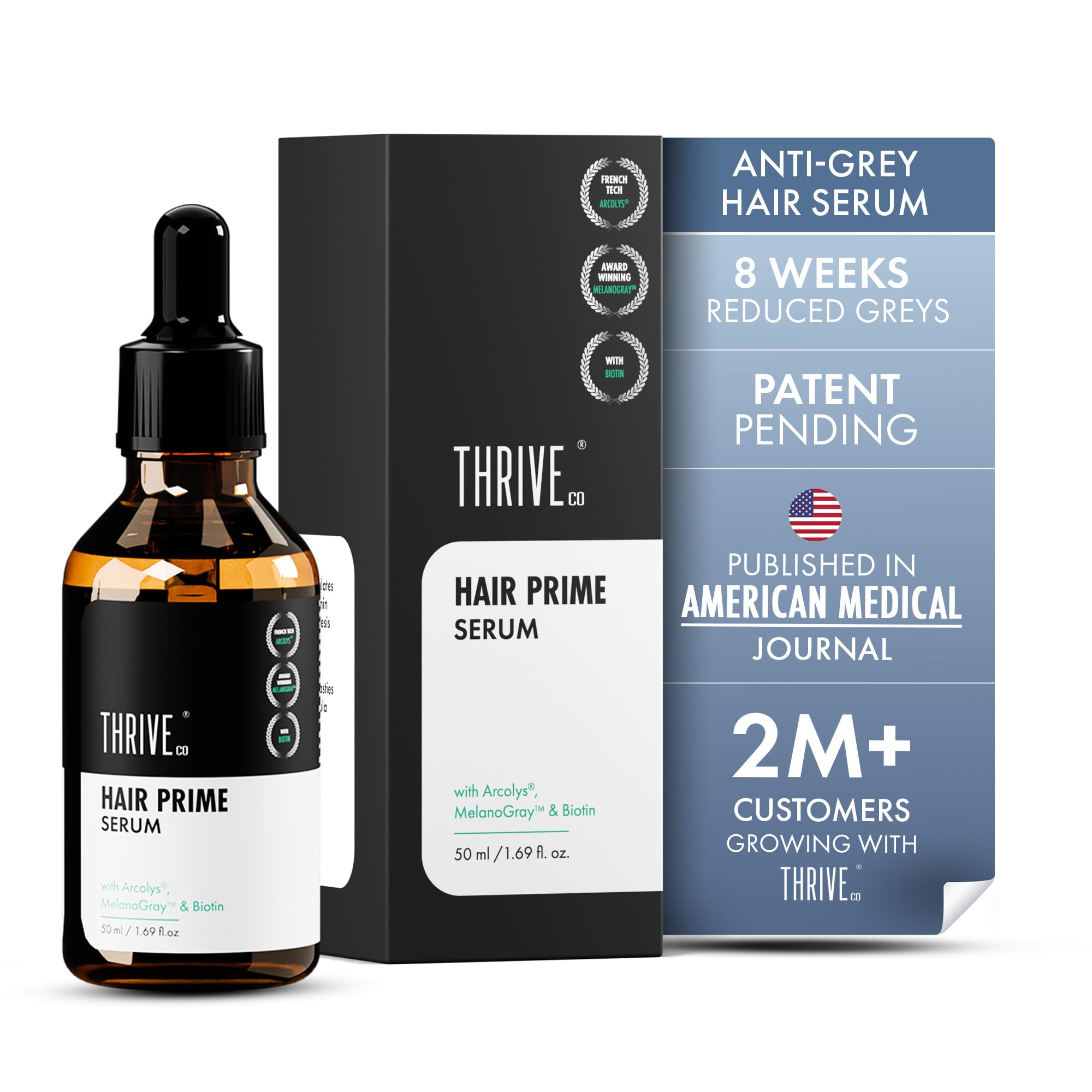 ThriveCo Anti-Greying Hair Prime Serum, 50 ml