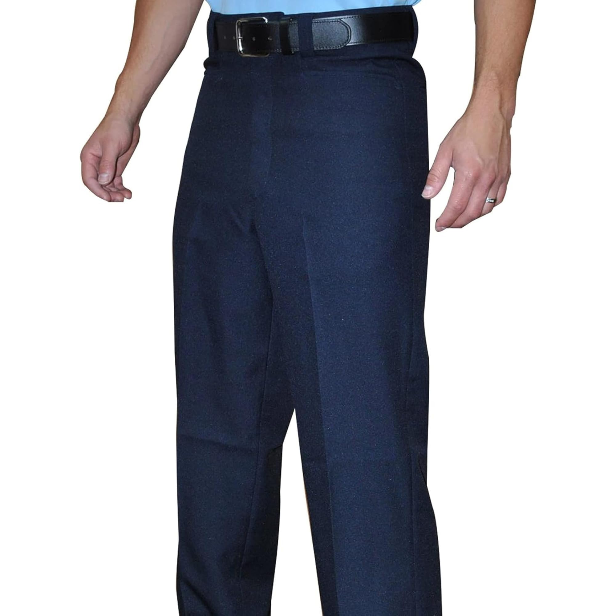 Smitty BBS377 Flat Front Combo Pants Western Cut Pockets Baseball Umpire Softball Navy (50)