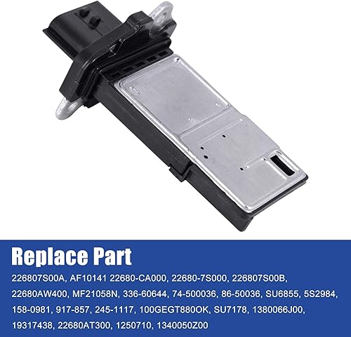 Miniatura 3 de Sensor de flujo de aire masivo MAF medidor compatible con N'issan Altima In'finiti G37 Suzuki, 2004-2012 Sentra, 2005-2015 Xterra, 03-09 350Z,