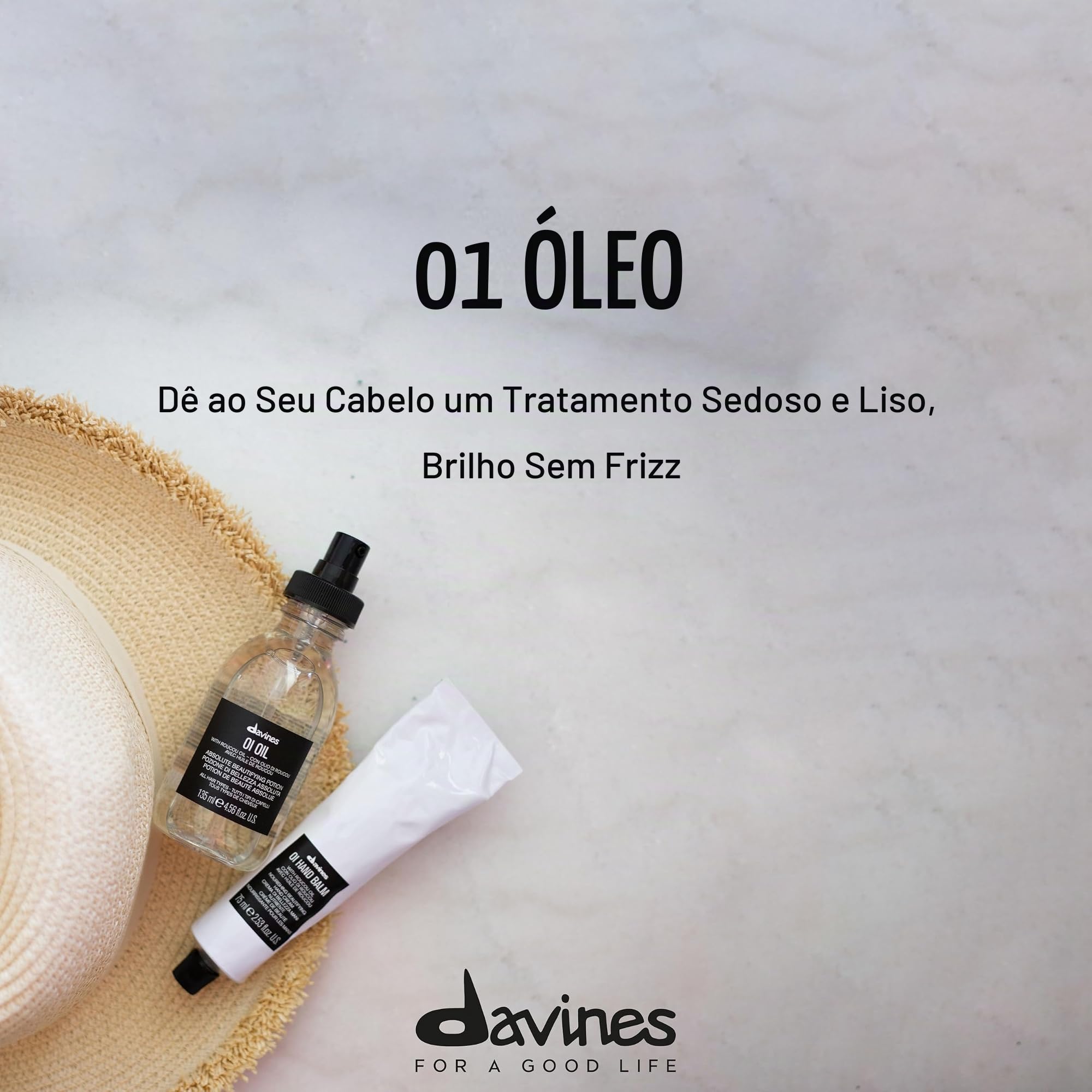 Davines Oi Oil 135ml | Poção multiuso. Tratamento hidratante