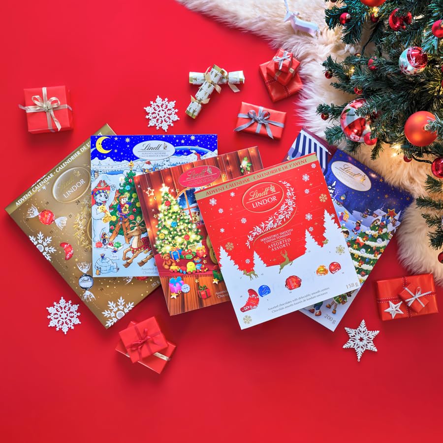 Miniatura 3 de Lindt Lindor - Calendario de Adviento surtido de trufas de chocolate 2023, 5.6 onzas (enviado desde Canadá)